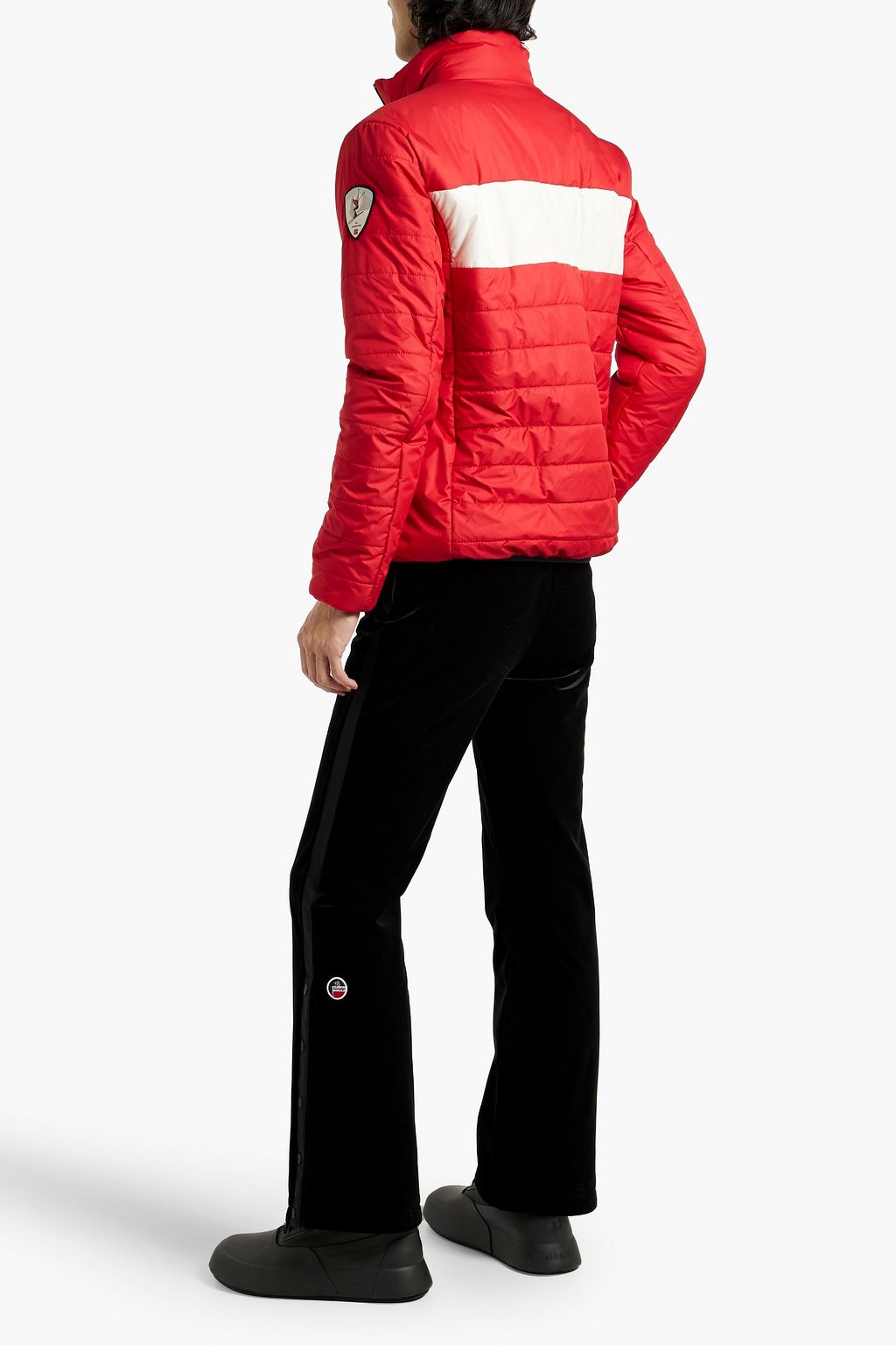 WE NORWEGIANS Myrken Lavalan quilted two-tone ski jacket