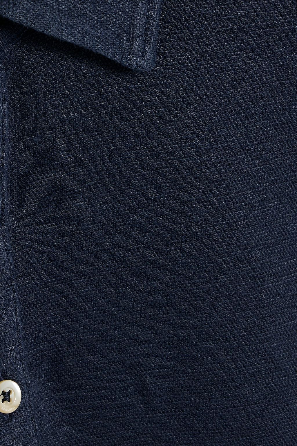 BOGLIOLI Linen-jersey polo shirt