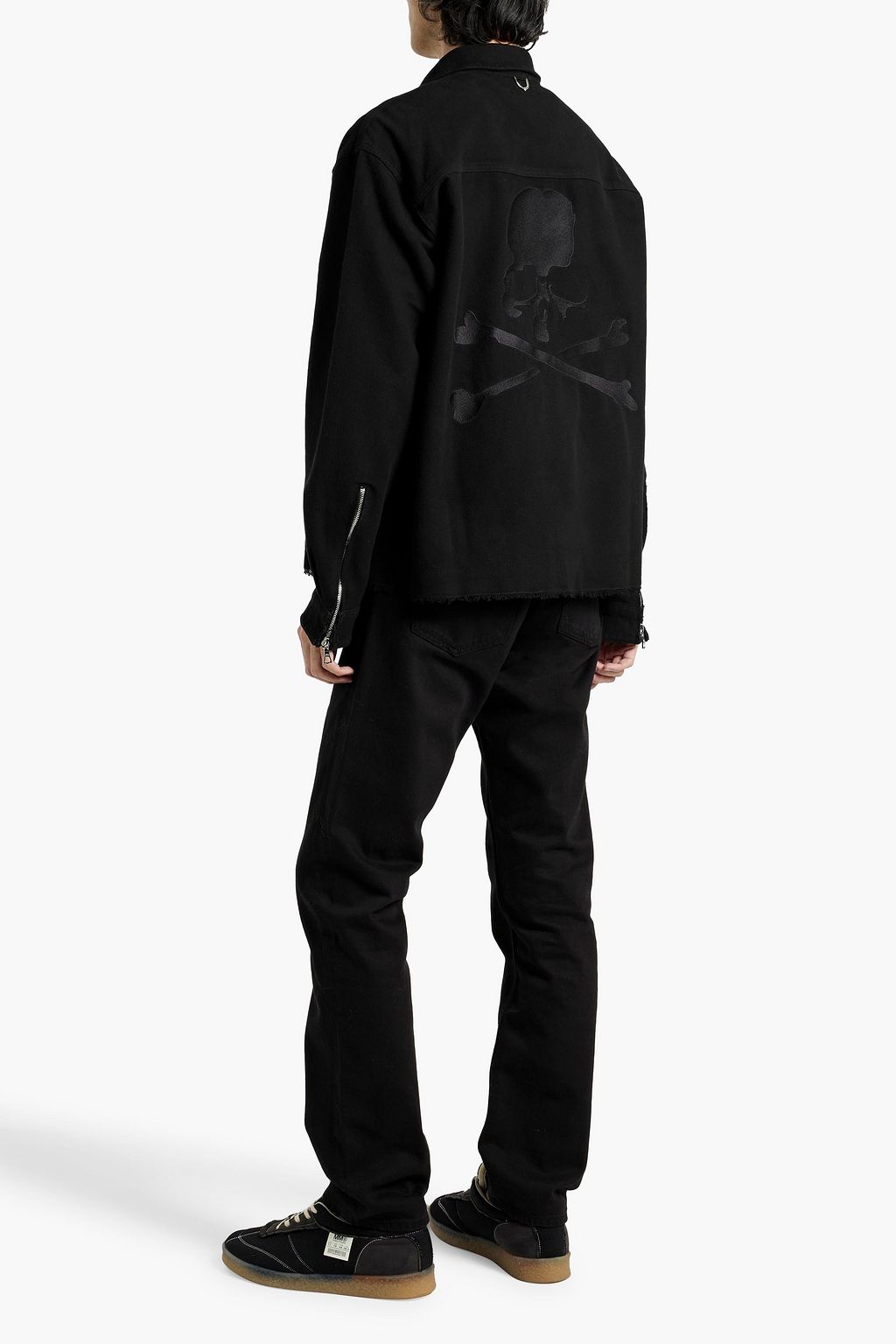 JOHN ELLIOTT Embroidered denim jacket