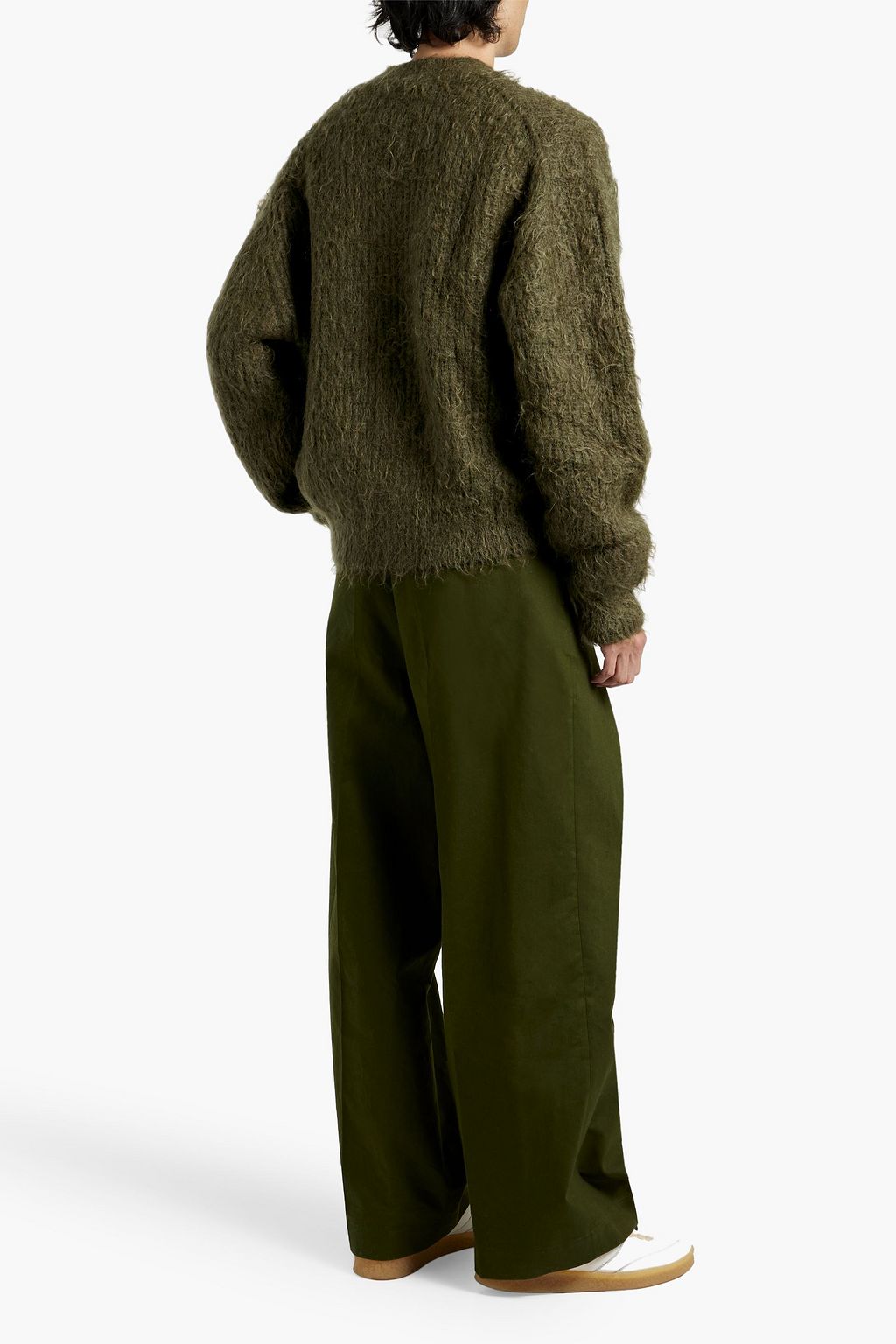 JOHN ELLIOTT Oversized brushed knitted cardigan