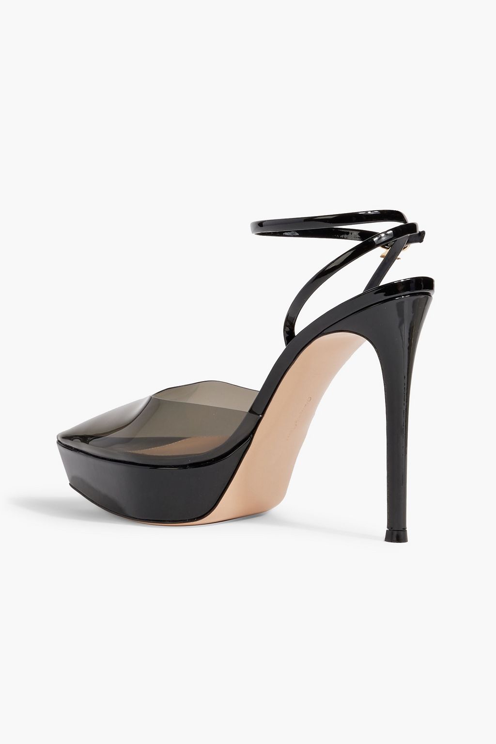 GIANVITO ROSSI Dashiel PVC and patent-leather pumps