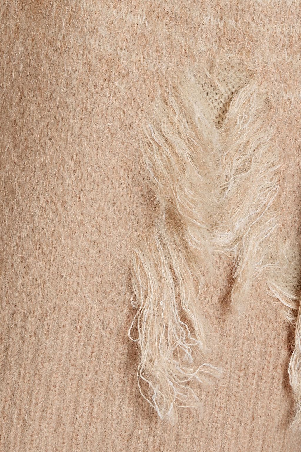 JOHN ELLIOTT Distressed brushed knitted sweater
