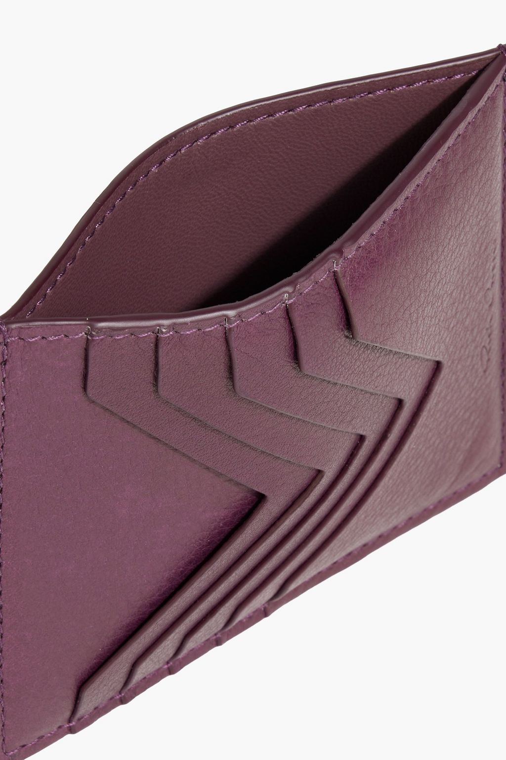 RICK OWENS Pebbled-leather cardholder