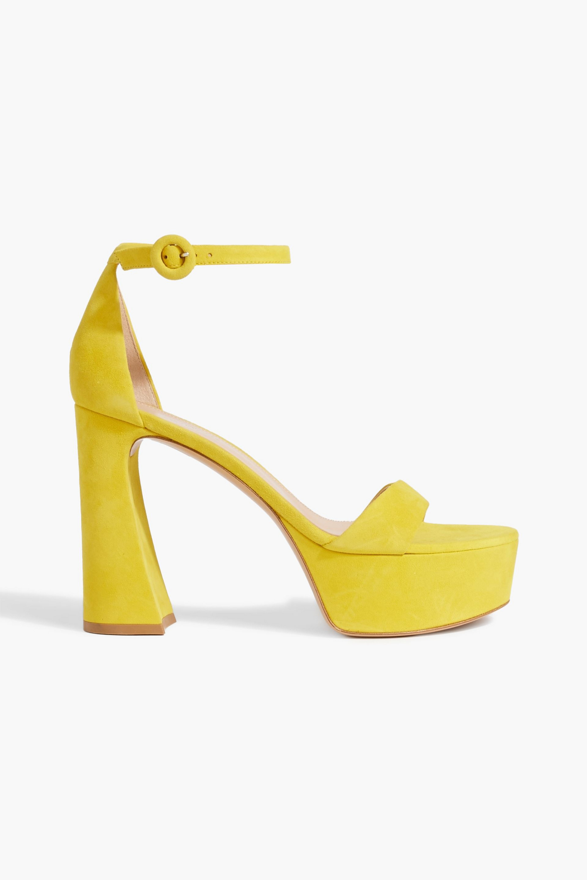 GIANVITO ROSSI Holly 70 suede platform sandals