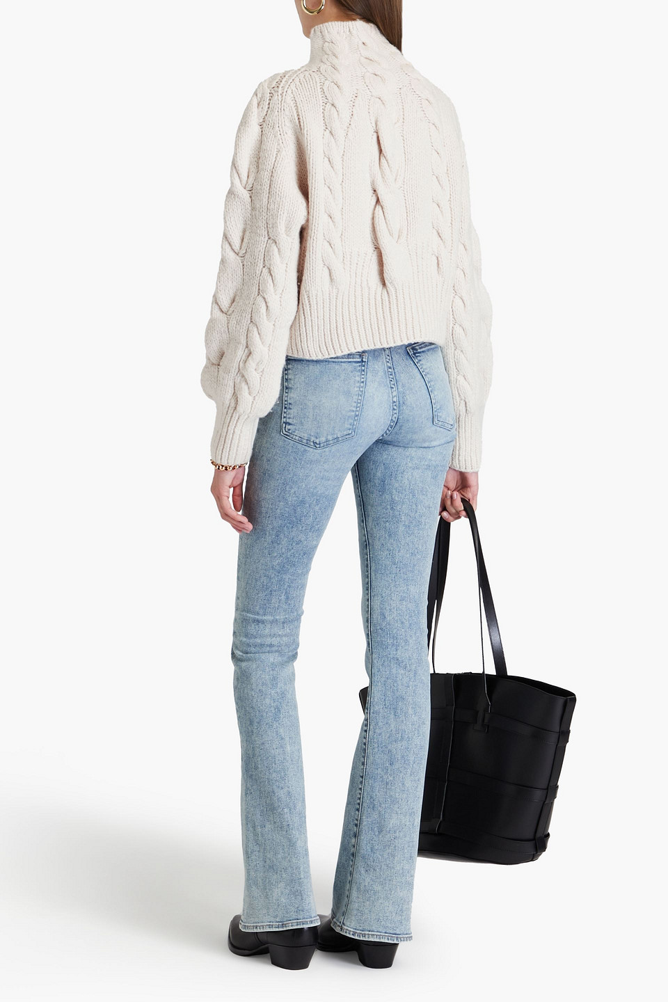 Zimmermann Luminosity Cable-knit Wool Sweater In Cream