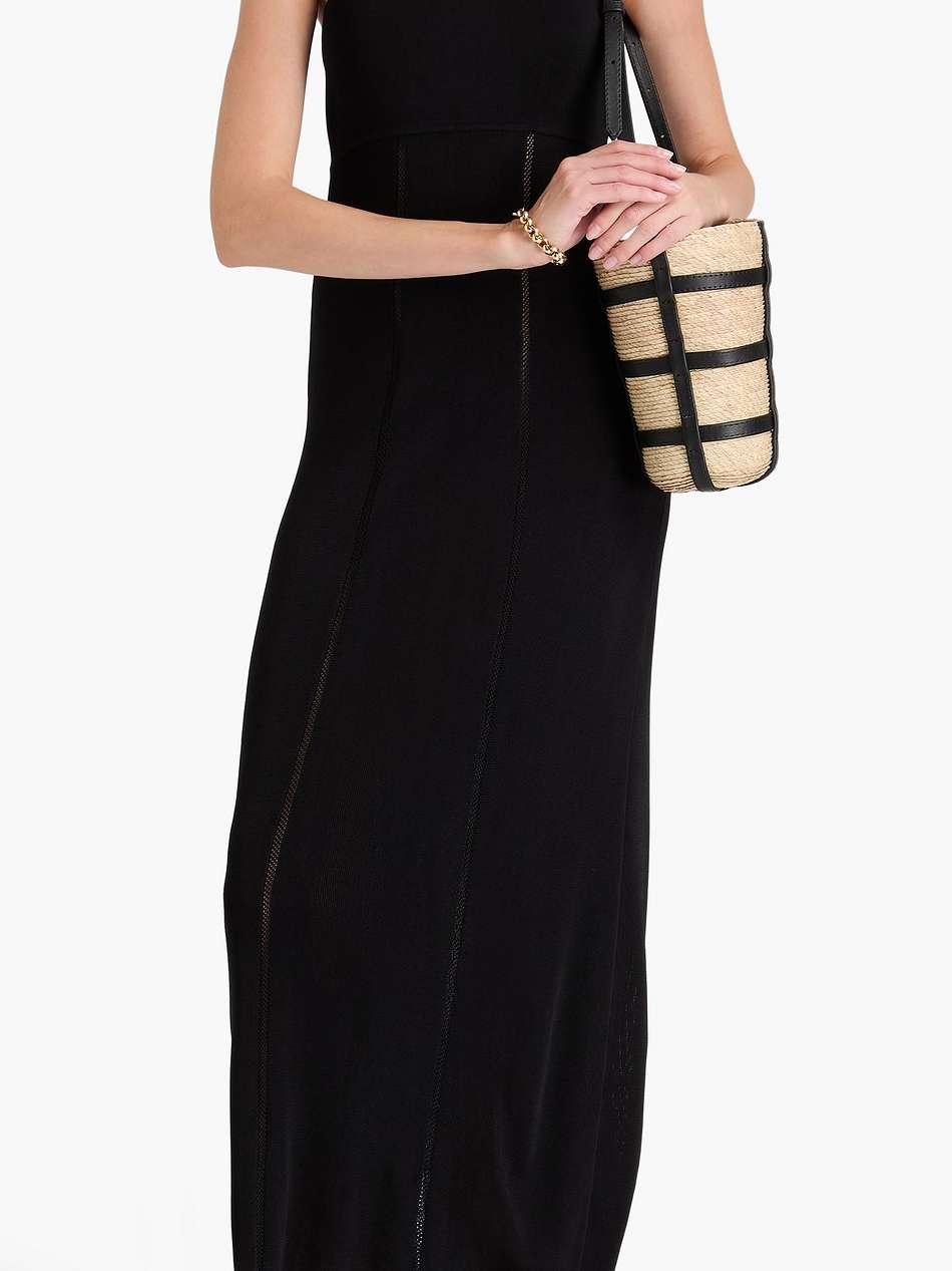 knitted midi dress