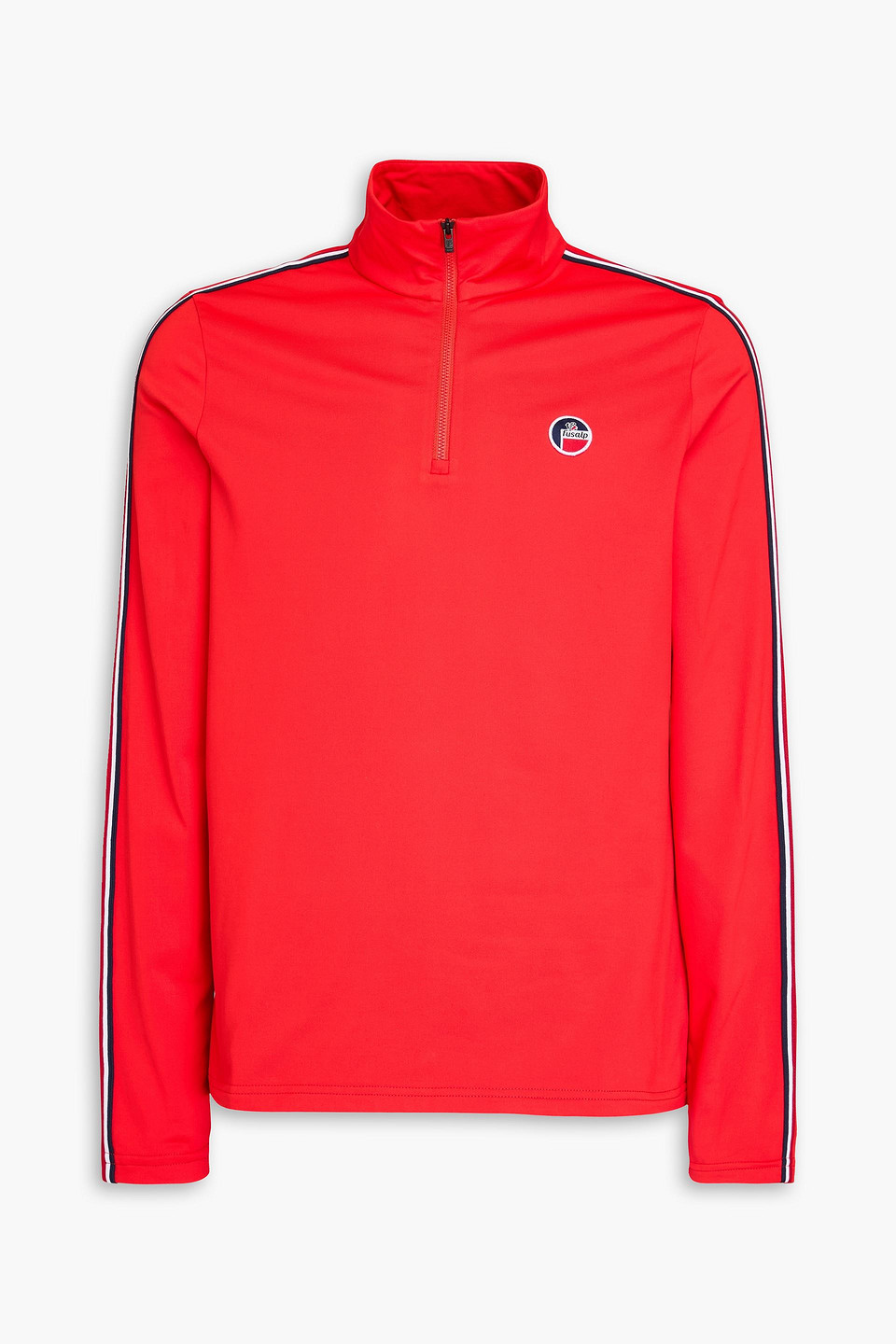 Fusalp Mario Iii Tech-jersey Zip Up Base Layer In Red