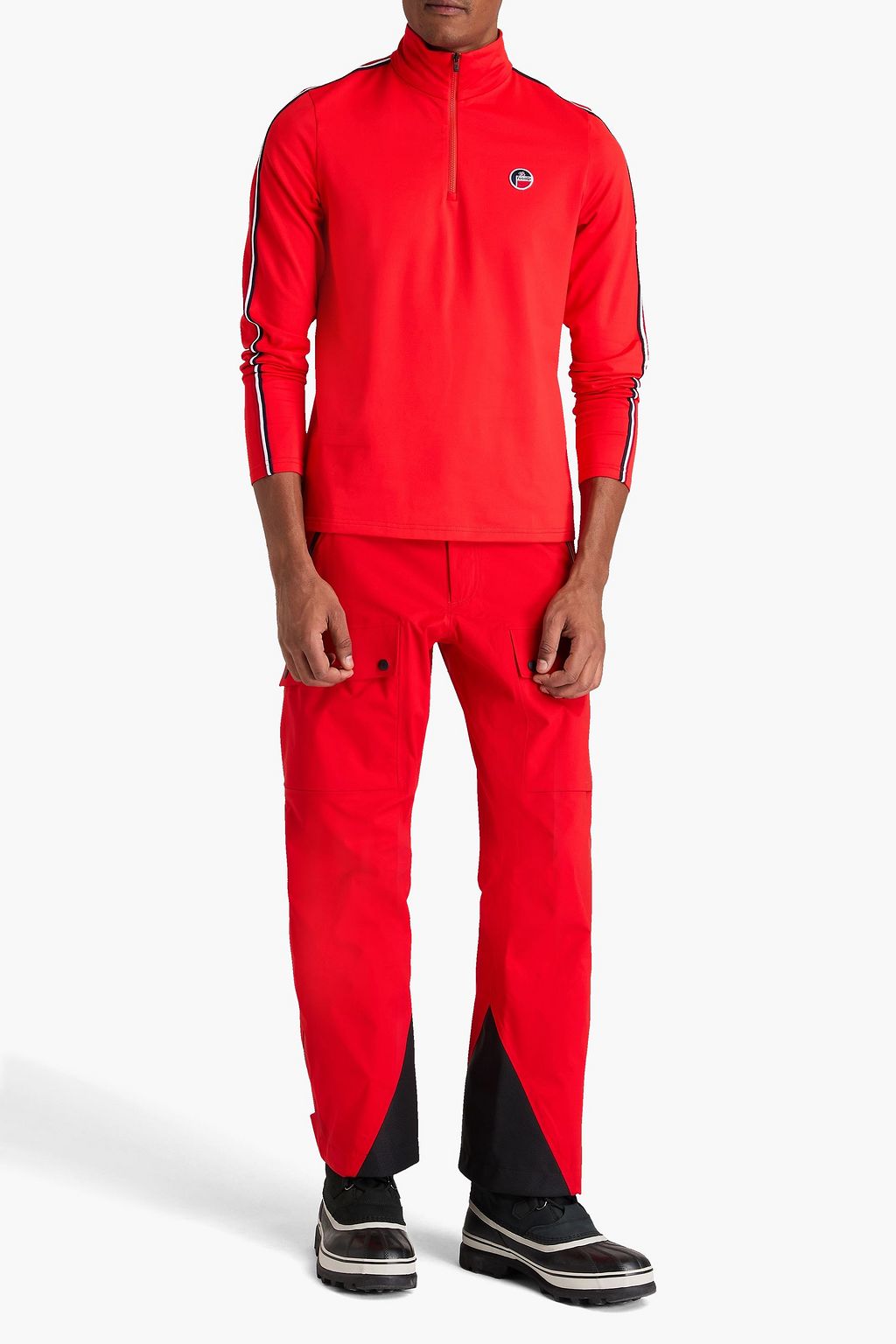 FUSALP Mario III tech-jersey half-zip base layer