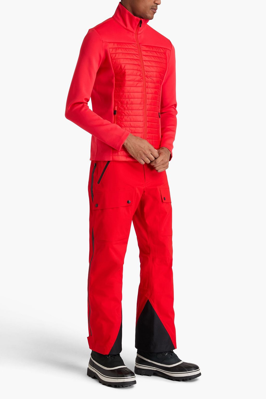 FUSALP Aspon II tech-jersey and shell track jacket