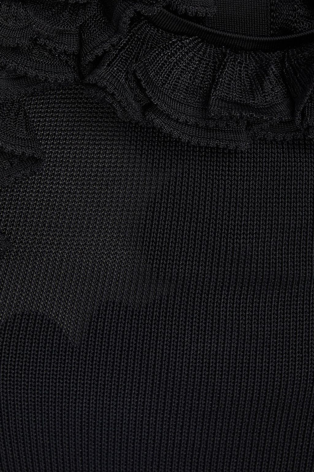 ZIMMERMANN Ruffled knitted top