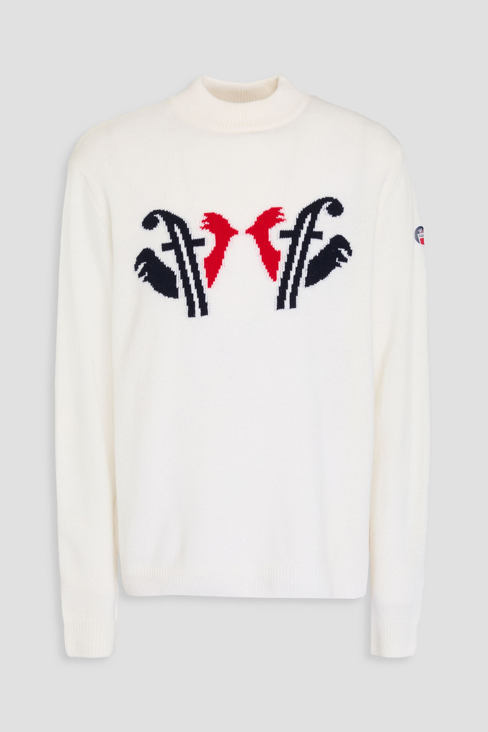 Fusalp Raul Jacquard-knit Wool And Cashmere-blend Sweater In Ivory