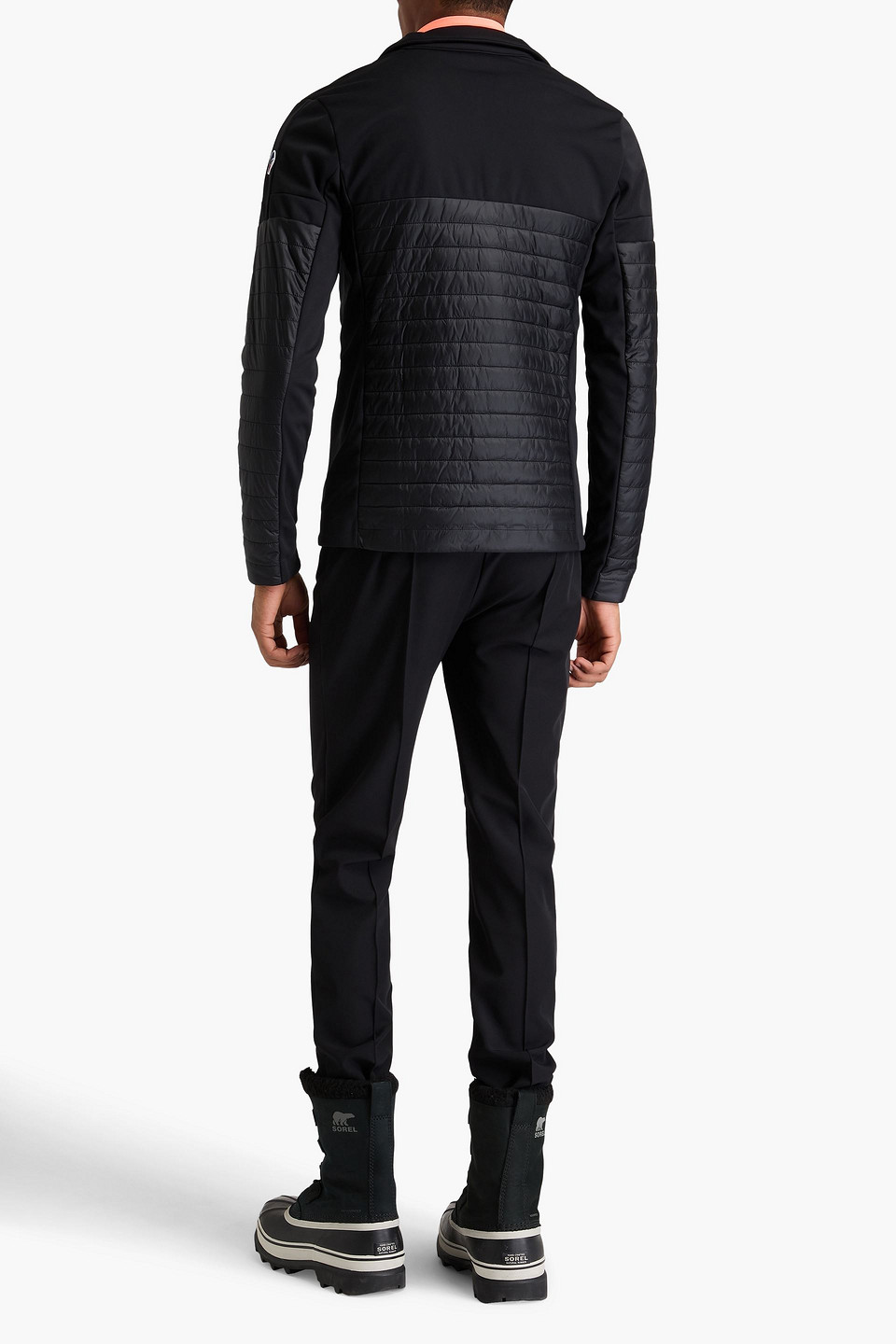 Fusalp Estaris Tech-jersey And Shell Track Jacket In Black