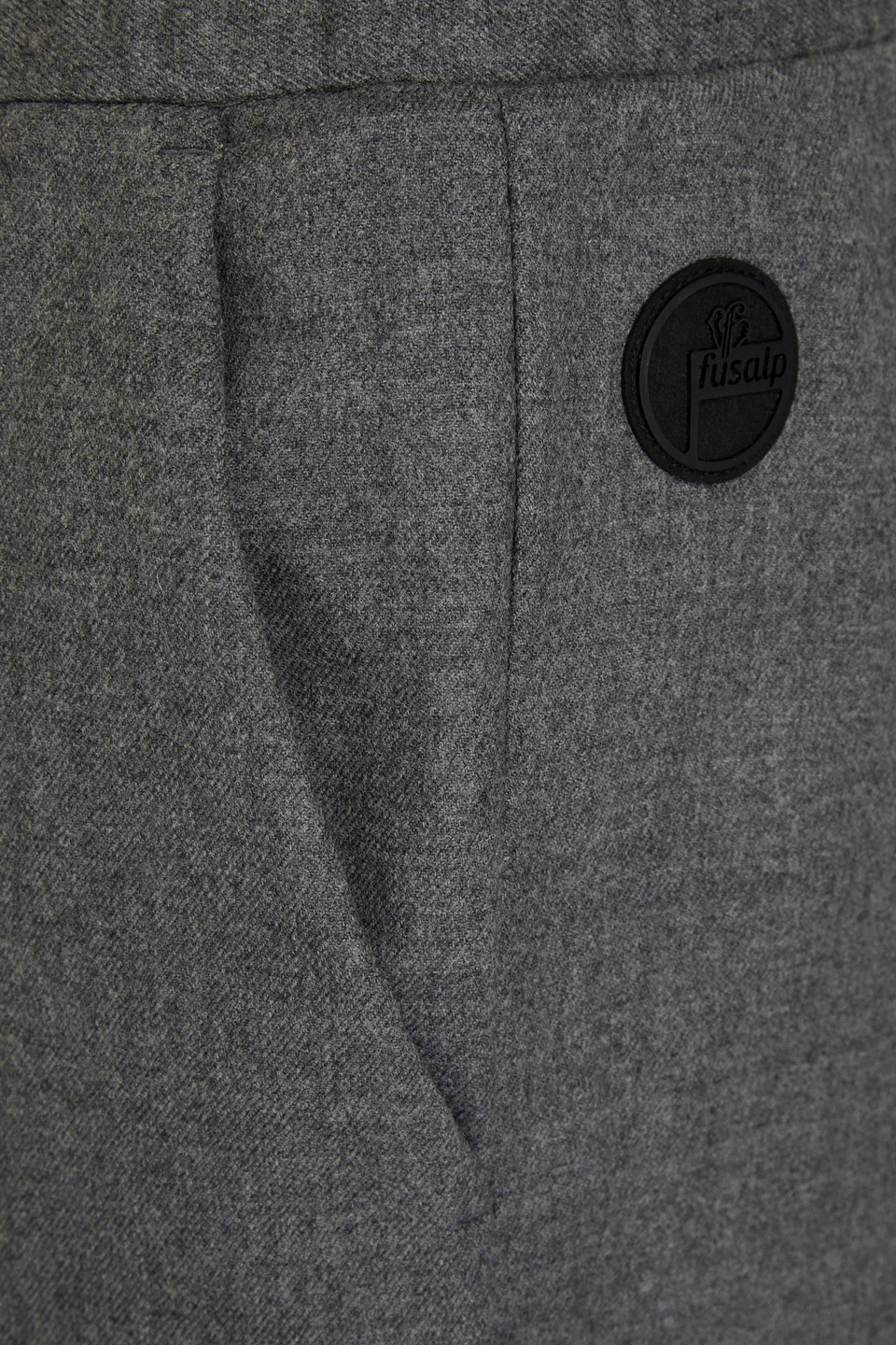 Fusalp Victor Wool-blend Chinos In Anthracite