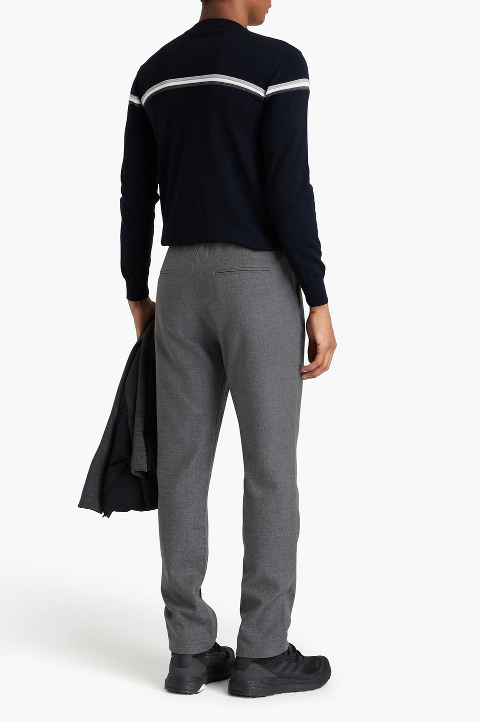 Fusalp Victor Wool-blend Chinos In Anthracite