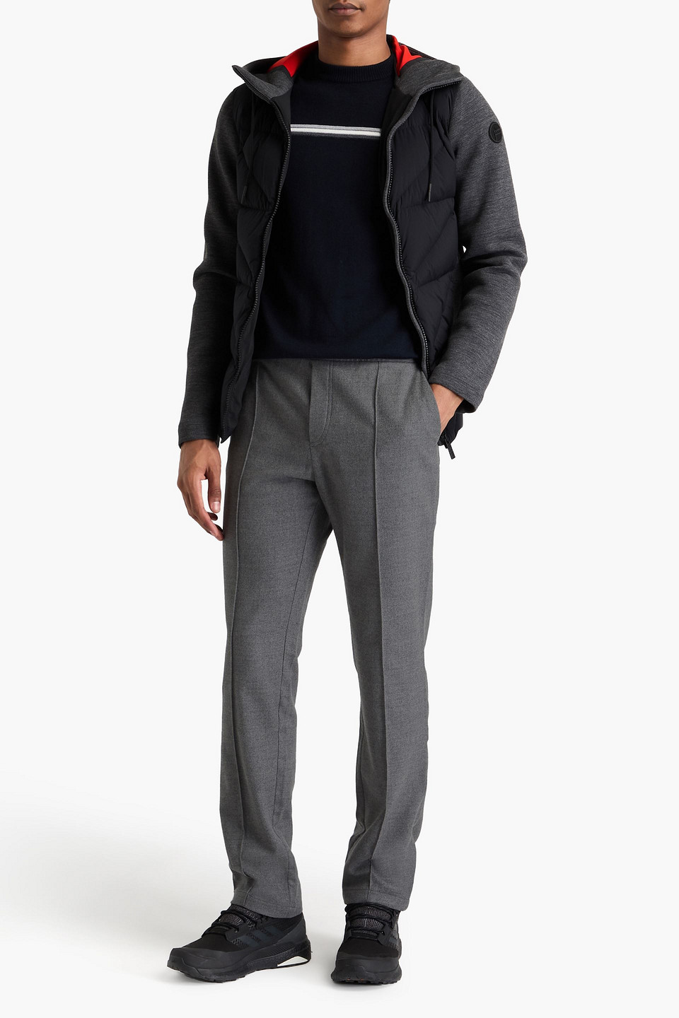 Fusalp Victor Wool-blend Chinos In Anthracite