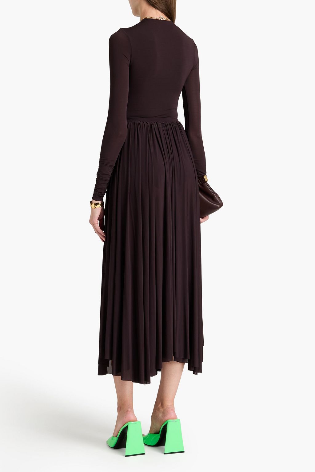 PHILOSOPHY DI LORENZO SERAFINI ストレッチジャージー ボディスーツ