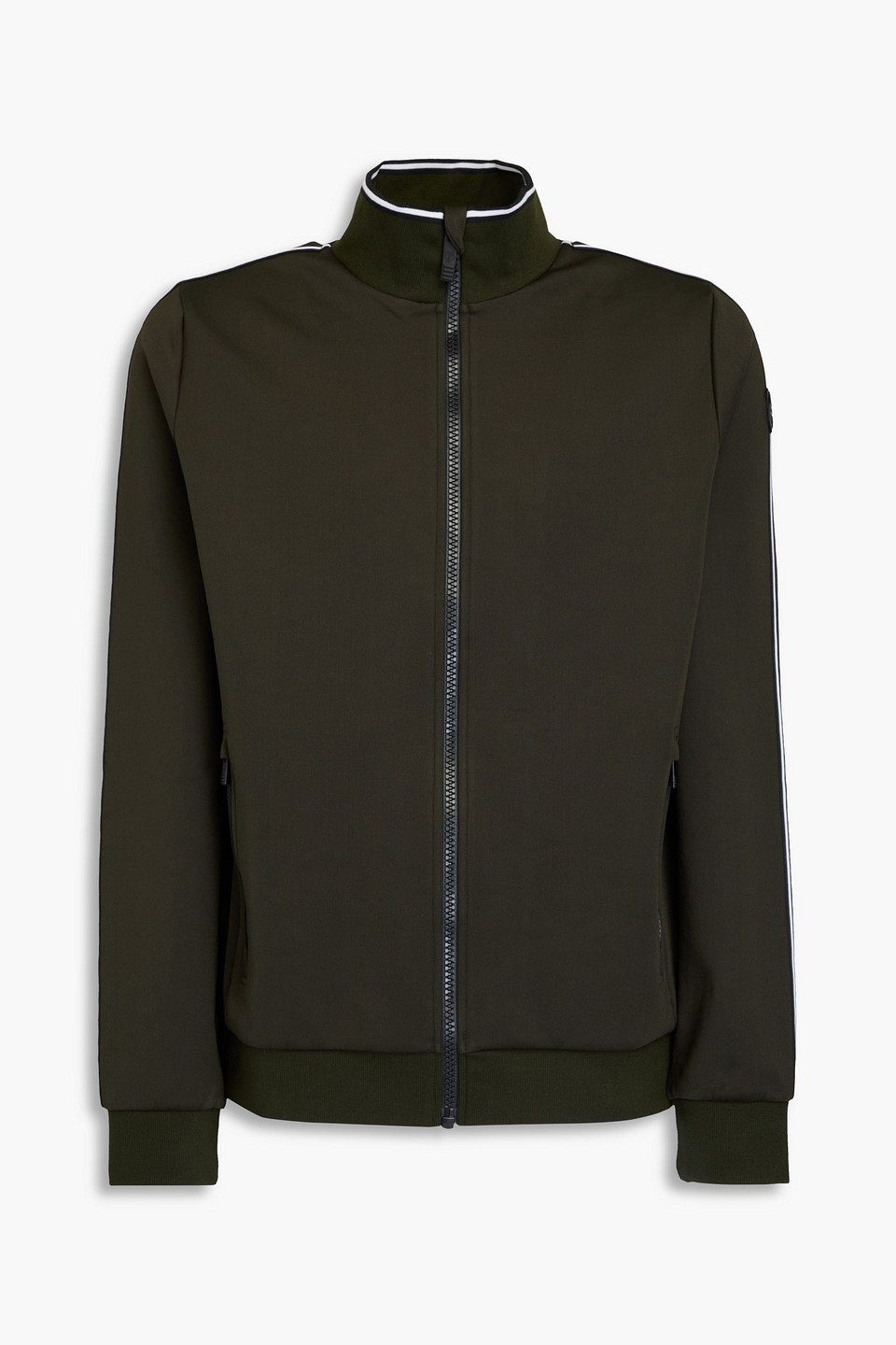 Fusalp Loic Jersey Track Jacket In Army Green
