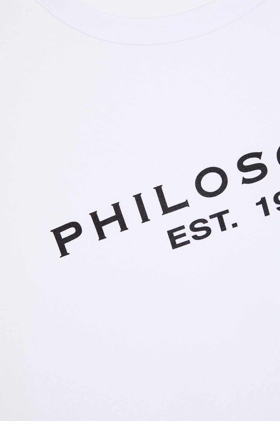 Shop Philosophy Di Lorenzo Serafini Logo-print Cotton-jersey T-shirt In White