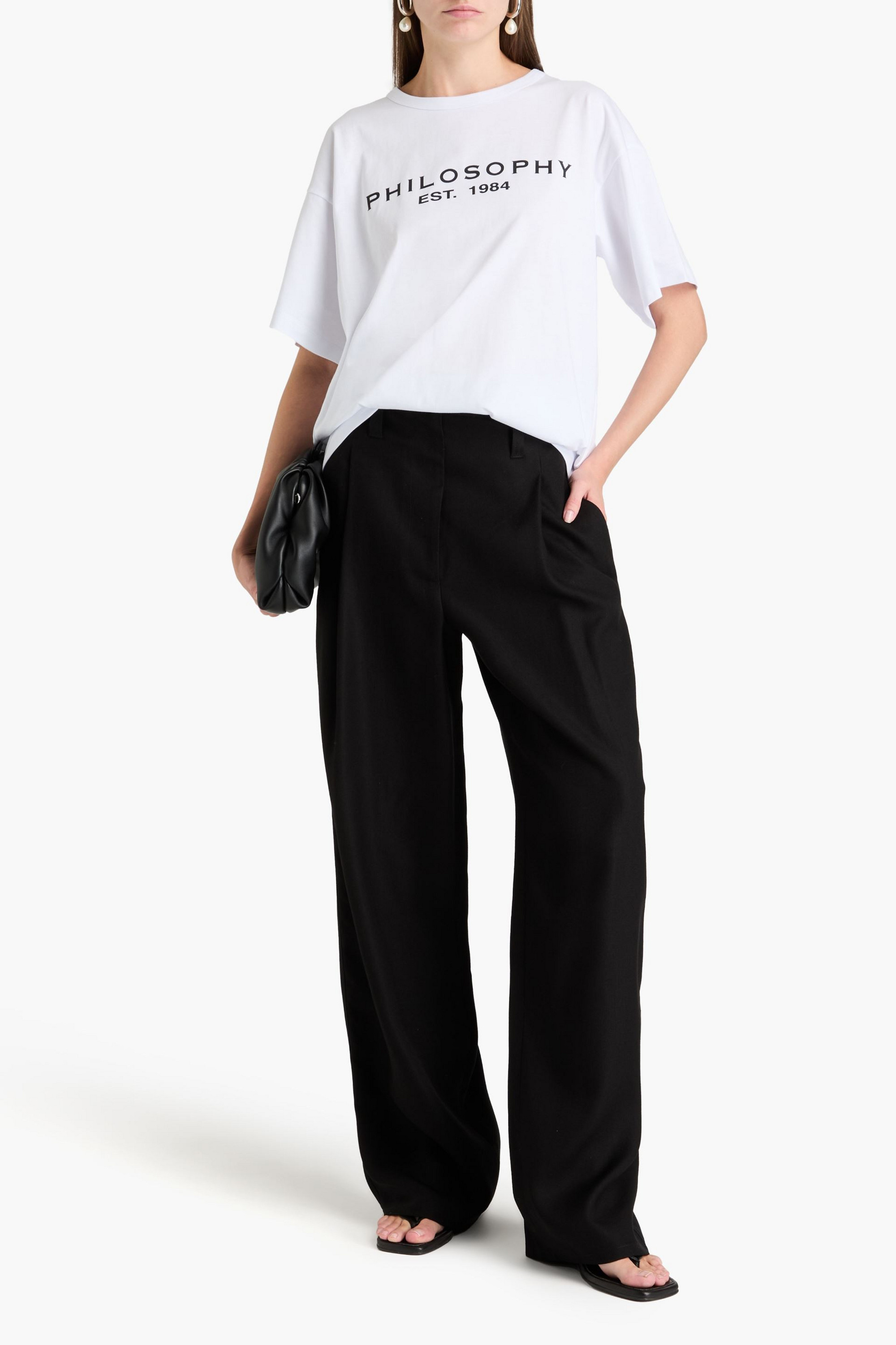 Philosophy di Lorenzo Serafini Logo-print cotton-jersey T-shirt