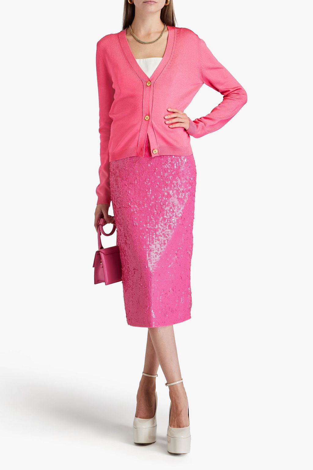 MOSCHINO كارديغان من نسيج محبوك