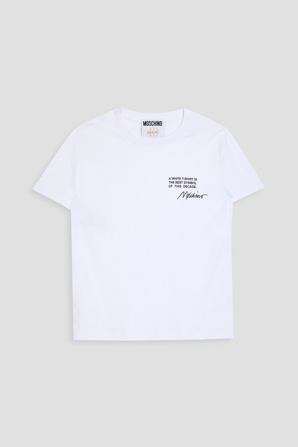 Printed cotton-jersey T-shirt