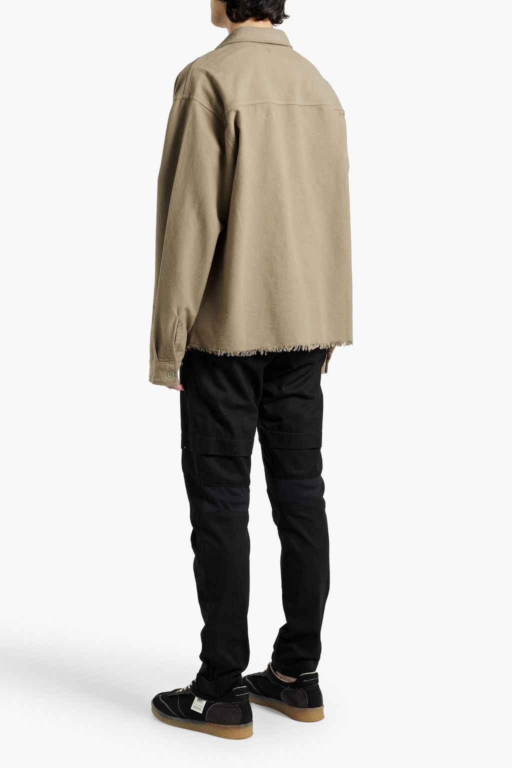 JOHN ELLIOTT Frayed cotton shirt