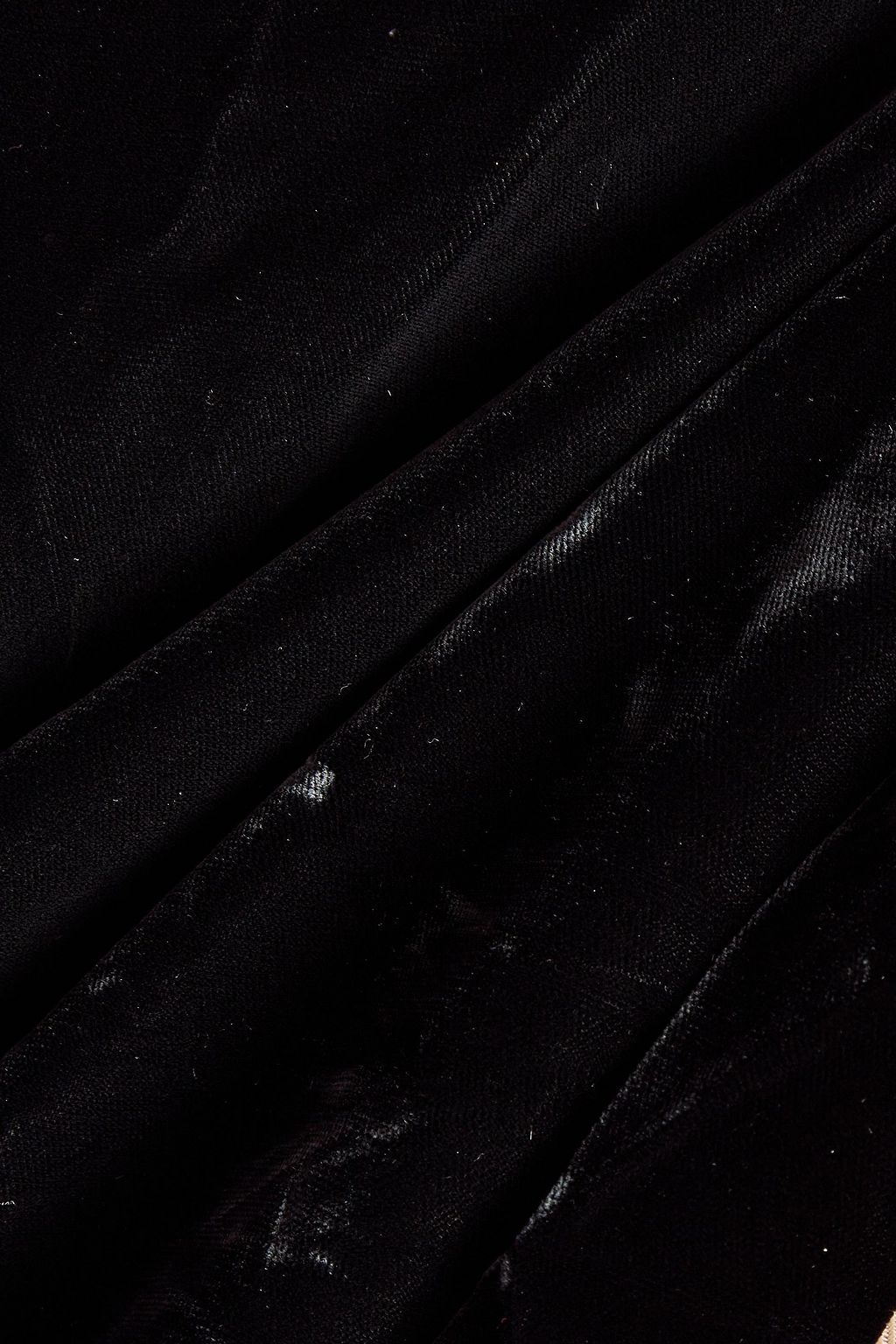 EMPORIO ARMANI فستان من المخمل