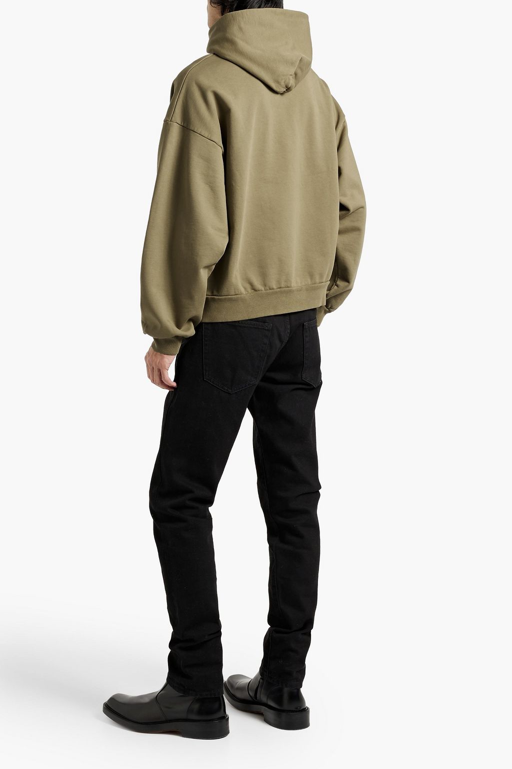 JOHN ELLIOTT French cotton-terry hoodie