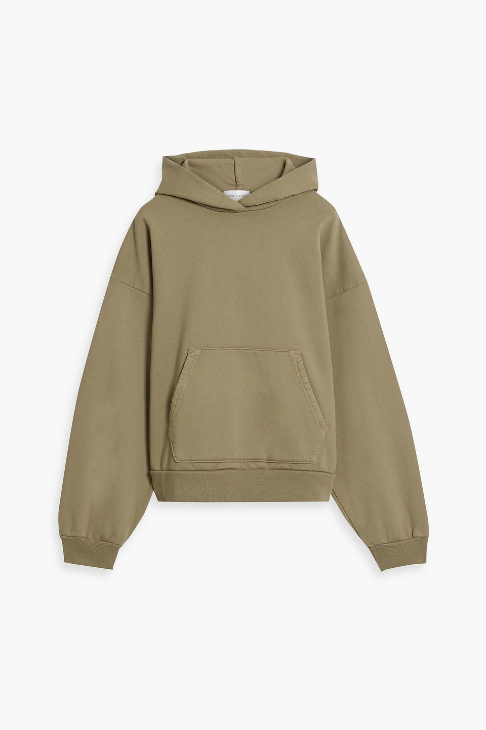 French cotton-terry hoodie