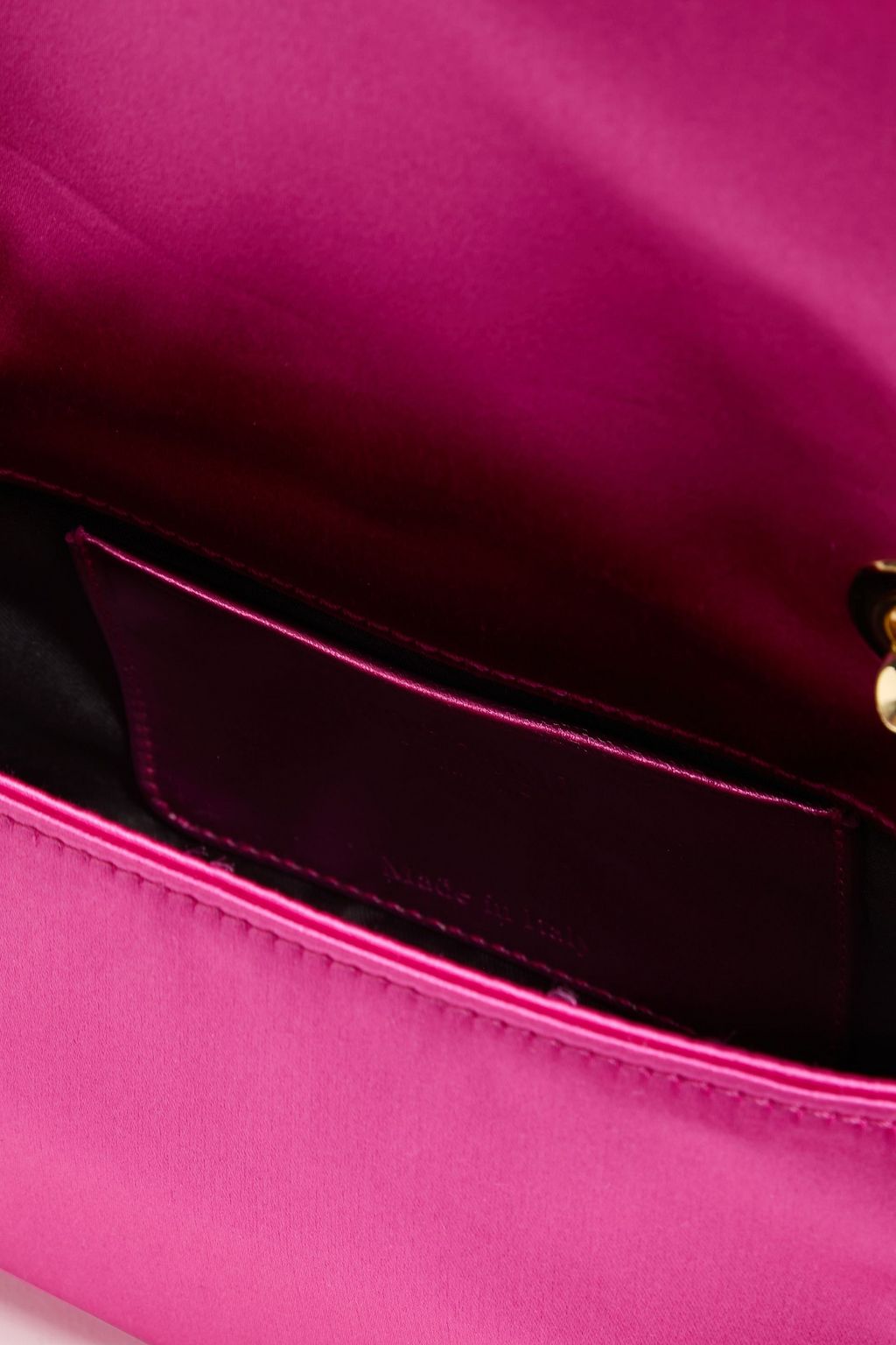 MOSCHINO حقيبة كروس بودي من الساتان بتصميم مزركش