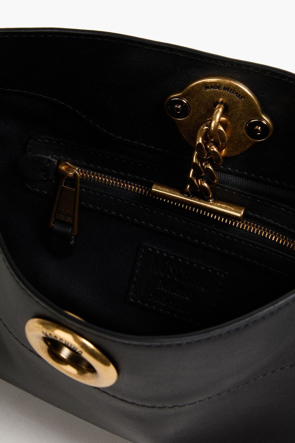 MOSCHINO حقيبة كتف من الجلد