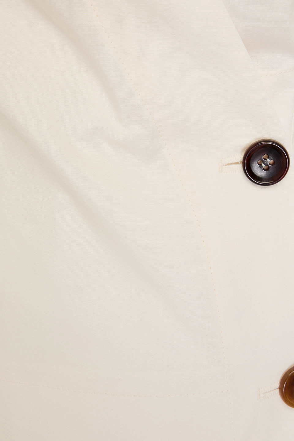PHILOSOPHY DI LORENZO SERAFINI COTTON-BLEND POPLIN WRAP TOP