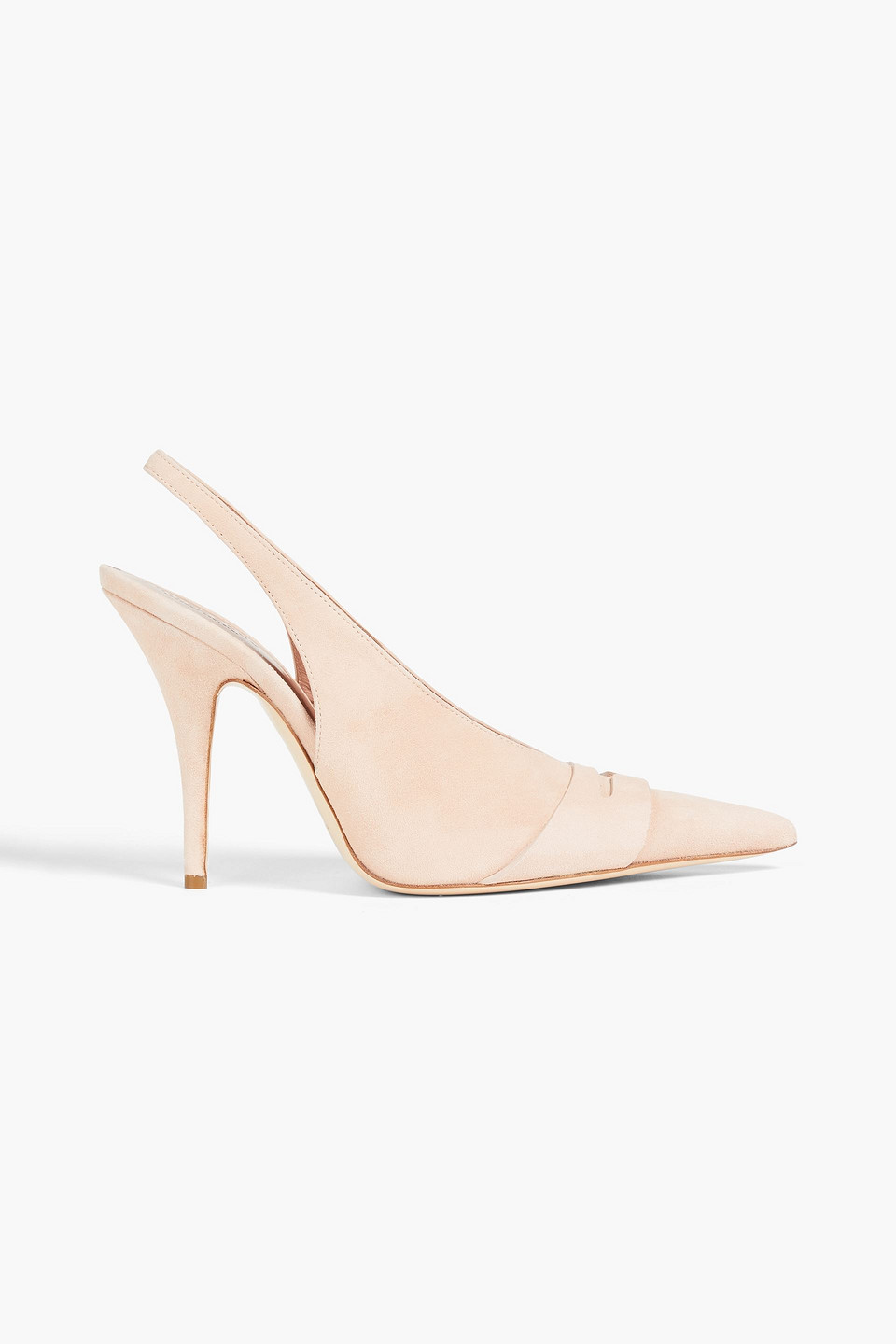 Philosophy Di Lorenzo Serafini Suede Slingback Pumps In Baby Pink