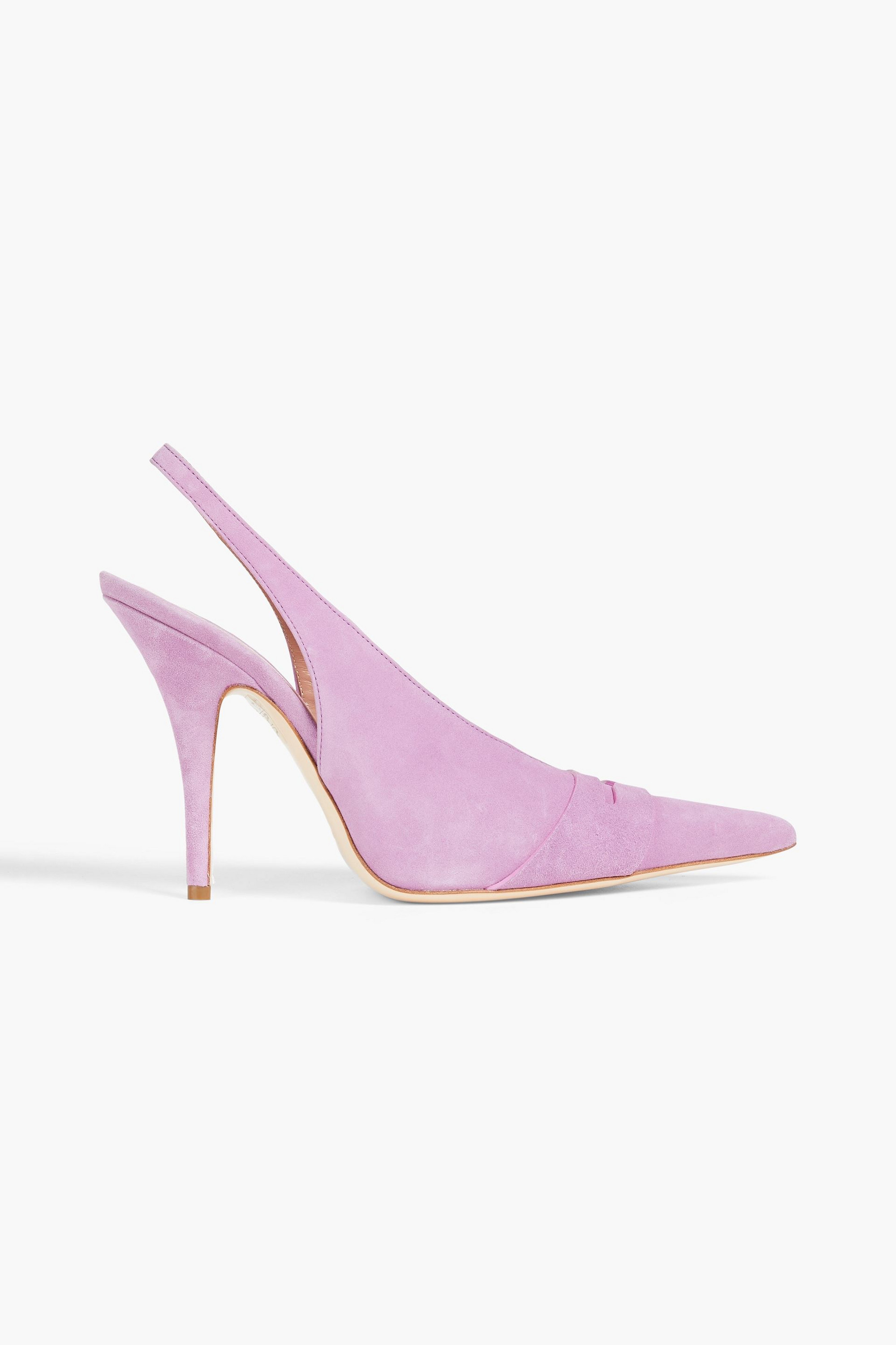 Philosophy di Lorenzo Serafini Suede slingback pumps