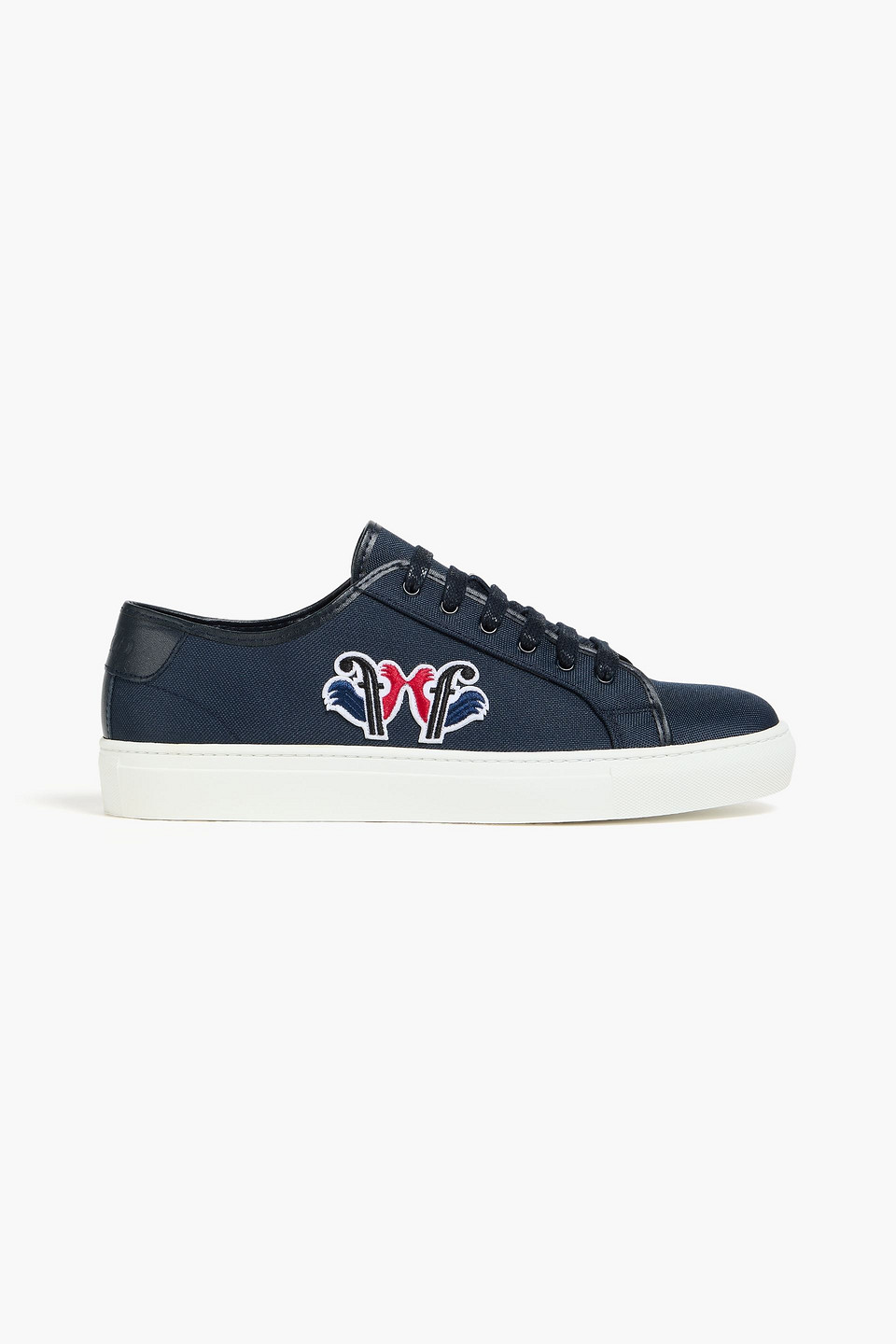 Fusalp - Appliquéd canvas sneakers - Blue - EU 43