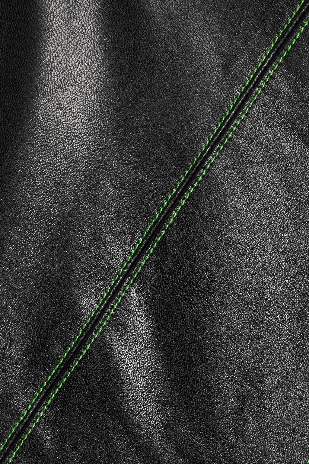 SIMON MILLER Iver faux leather flared pants