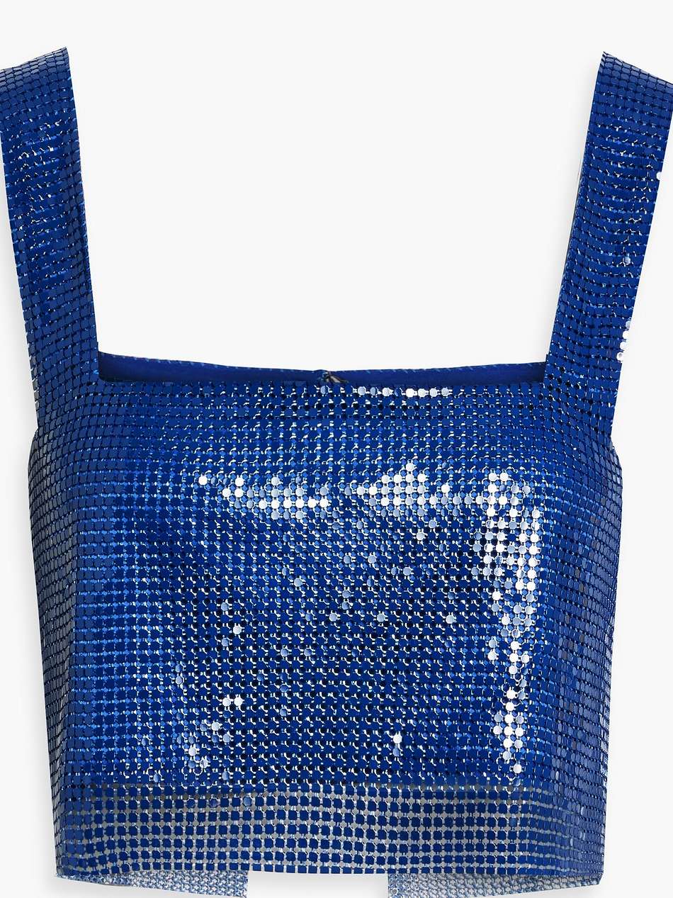 missy cropped chainmail top