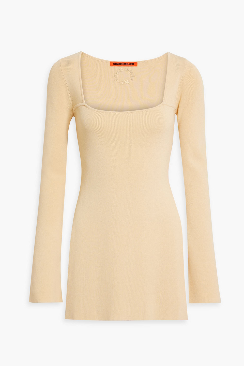 Simon Miller Zozo Knitted Top In Cream