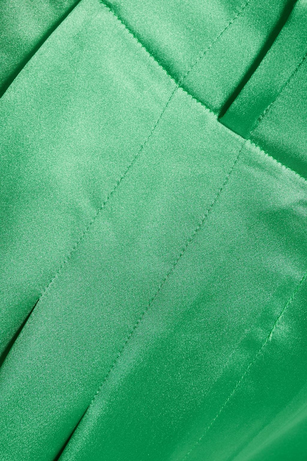 SIMON MILLER Bloo pleated satin wide-leg pants