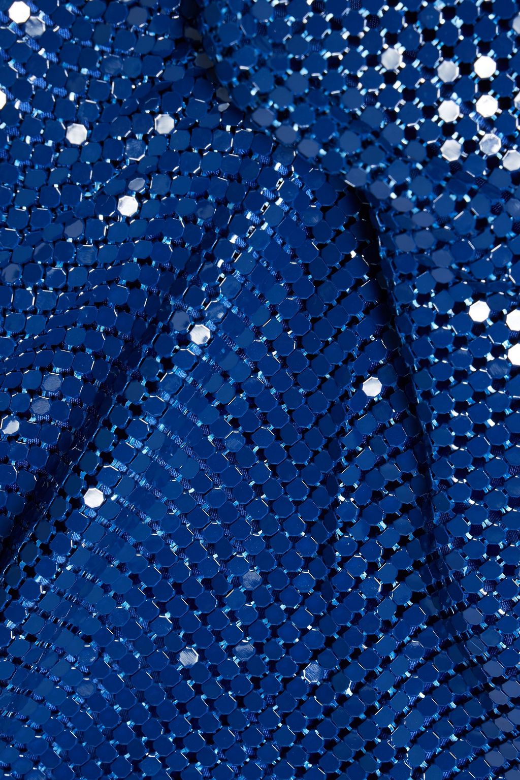 SIMON MILLER Vela chainmail mini wrap skirt