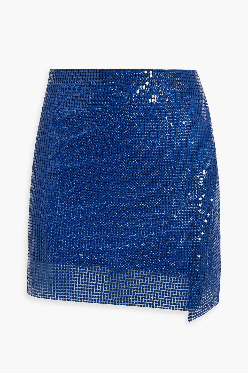 Simon Miller Vela Chainmail Skirt In Suburban Blue In Indigo