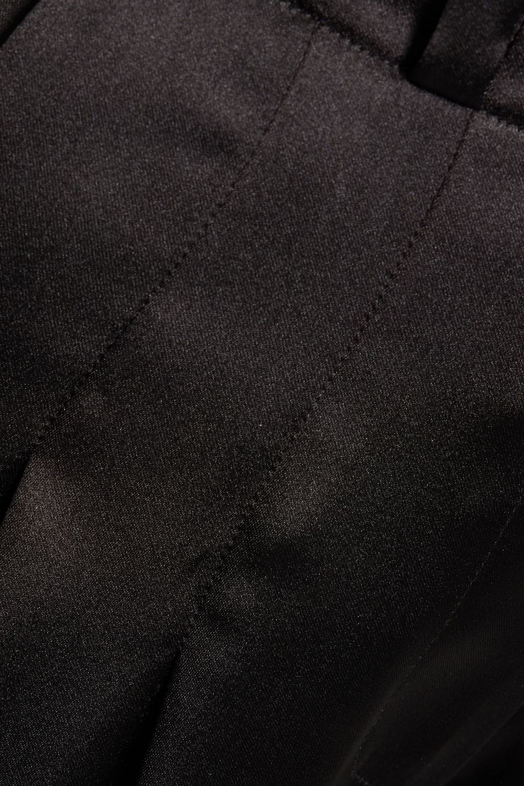 SIMON MILLER Bloo pleated satin wide-leg pants