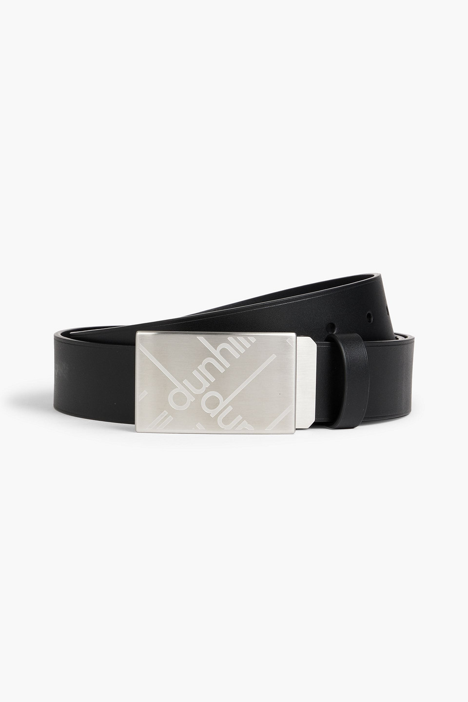 Dunhill Leather Belt In Black