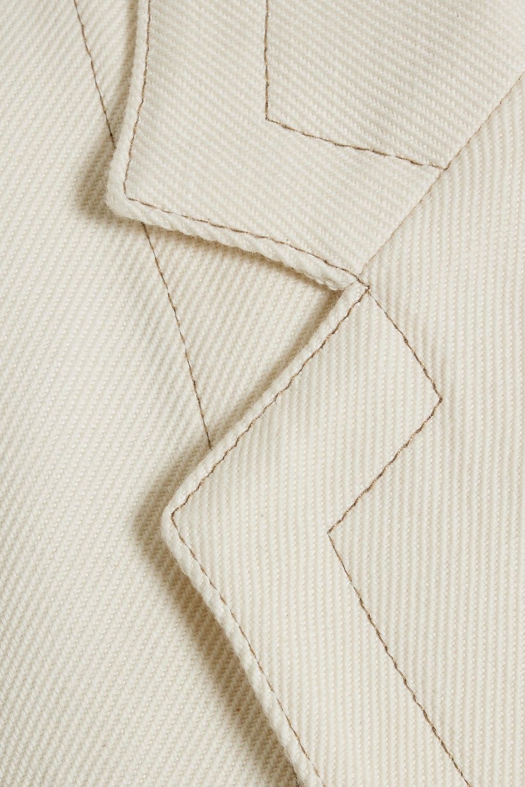 MAX MARA Cotton and linen-blend twill blazer