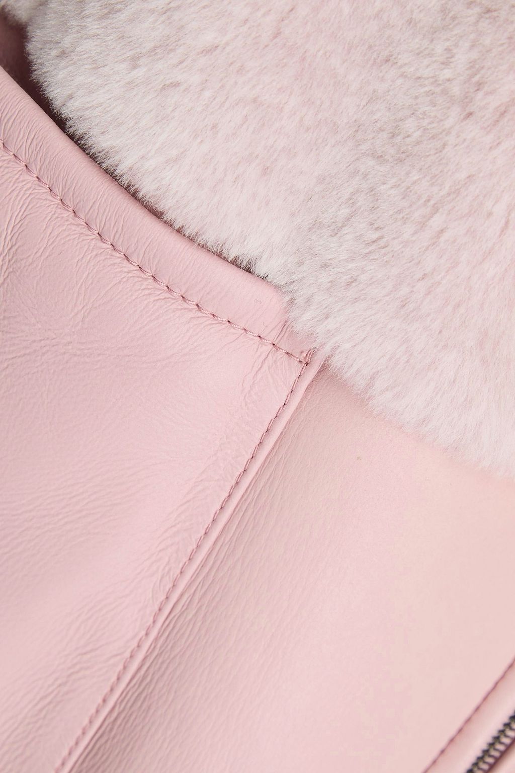 EMPORIO ARMANI جاكيت من صوف ناعم يمكن ارتداؤه على الوجهين