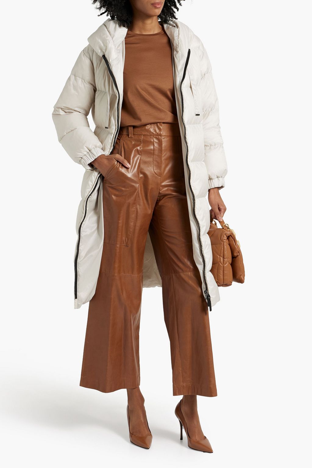 MAX MARA THE CUBE Seipa quilted shell down coat