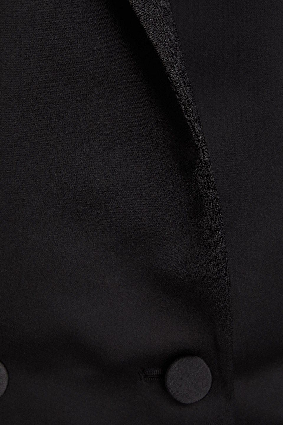 Shop Philosophy Di Lorenzo Serafini Satin Tuxedo Jacket In Black