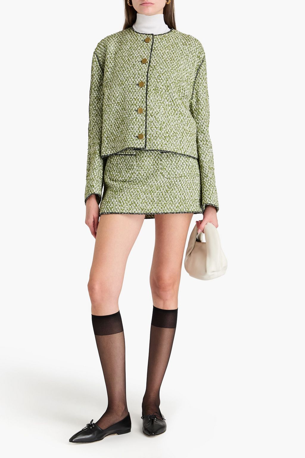 PHILOSOPHY DI LORENZO SERAFINI Bouclé-tweed jacket