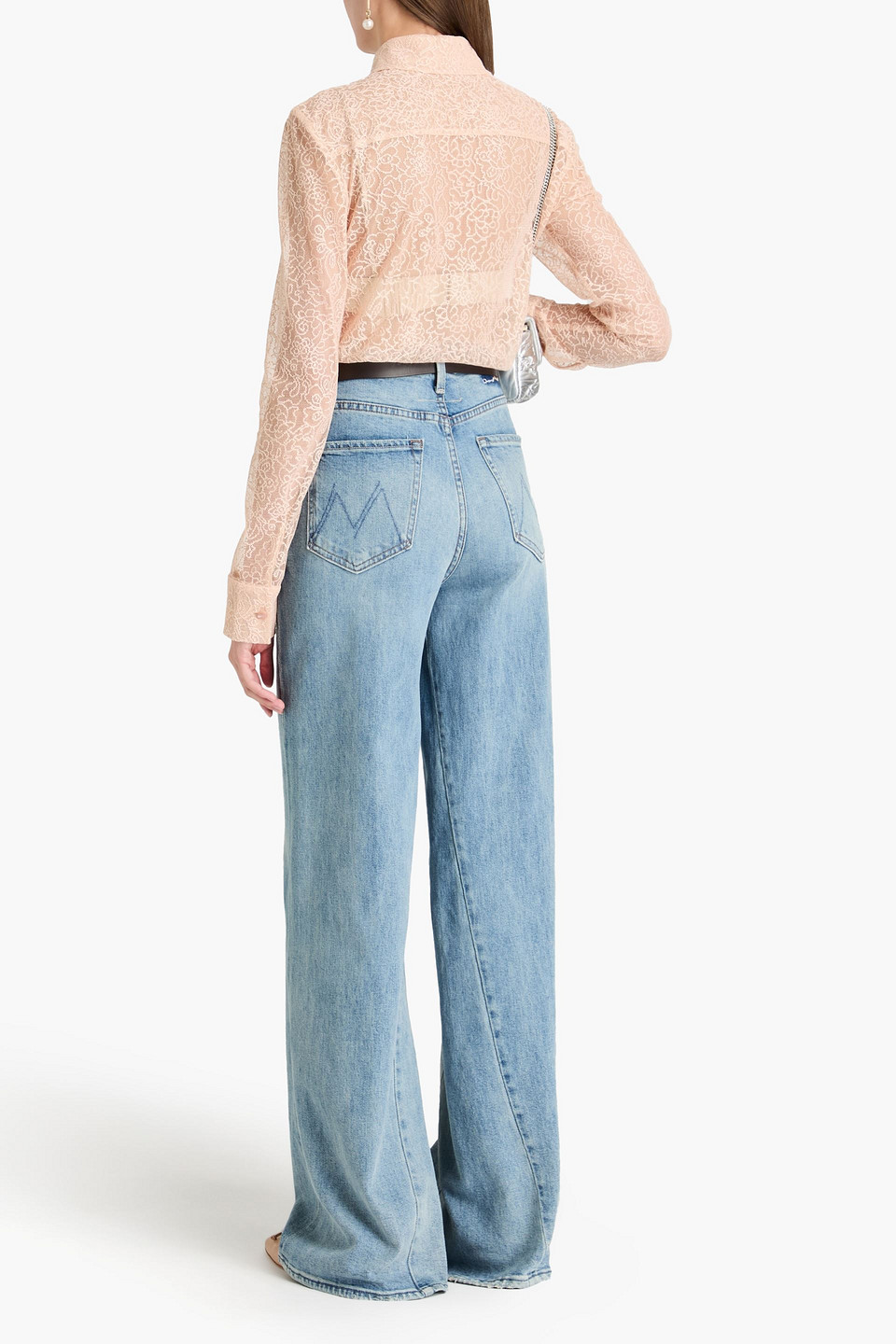 Philosophy Di Lorenzo Serafini Lace Shirt In Blush