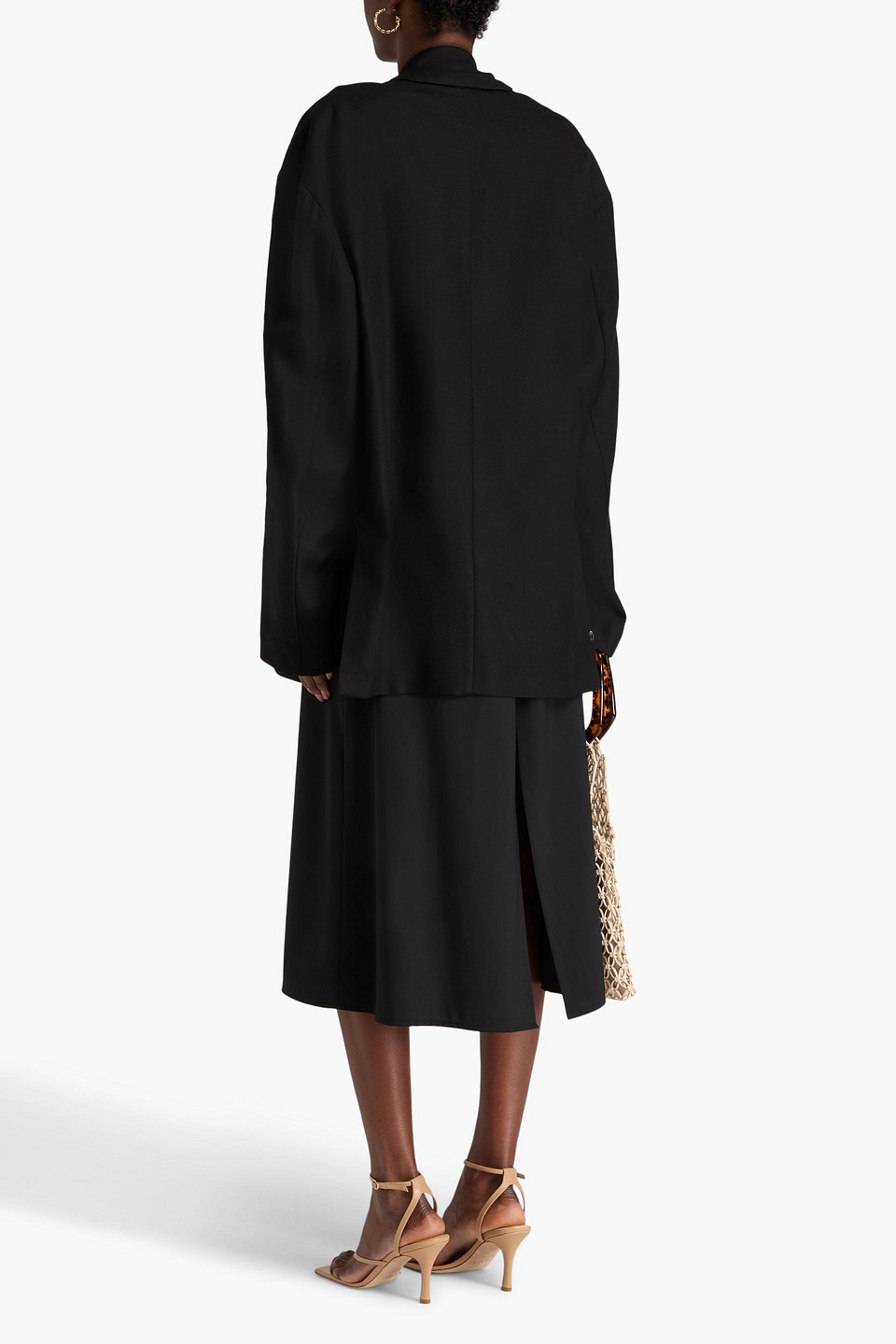 Philosophy Di Lorenzo Serafini Woven Blazer In Black